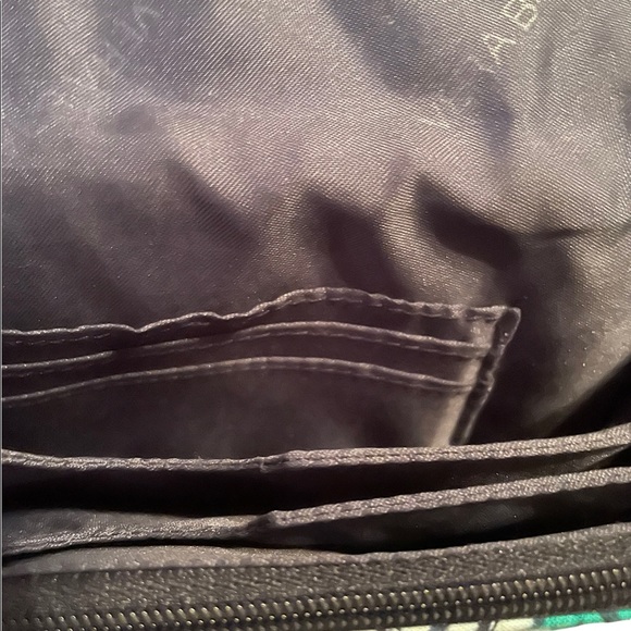 Vera Bradley Navy Green wristlet - Picture 4 of 8